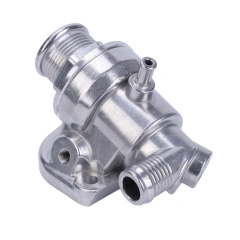 Корпус термостата под 1 датчик с термостатом Ford Transit 2.5 TD 1988-2000